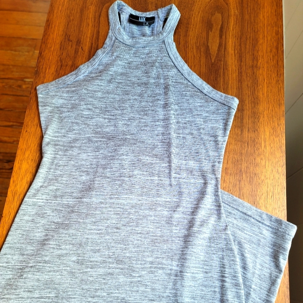 Halter mini dress